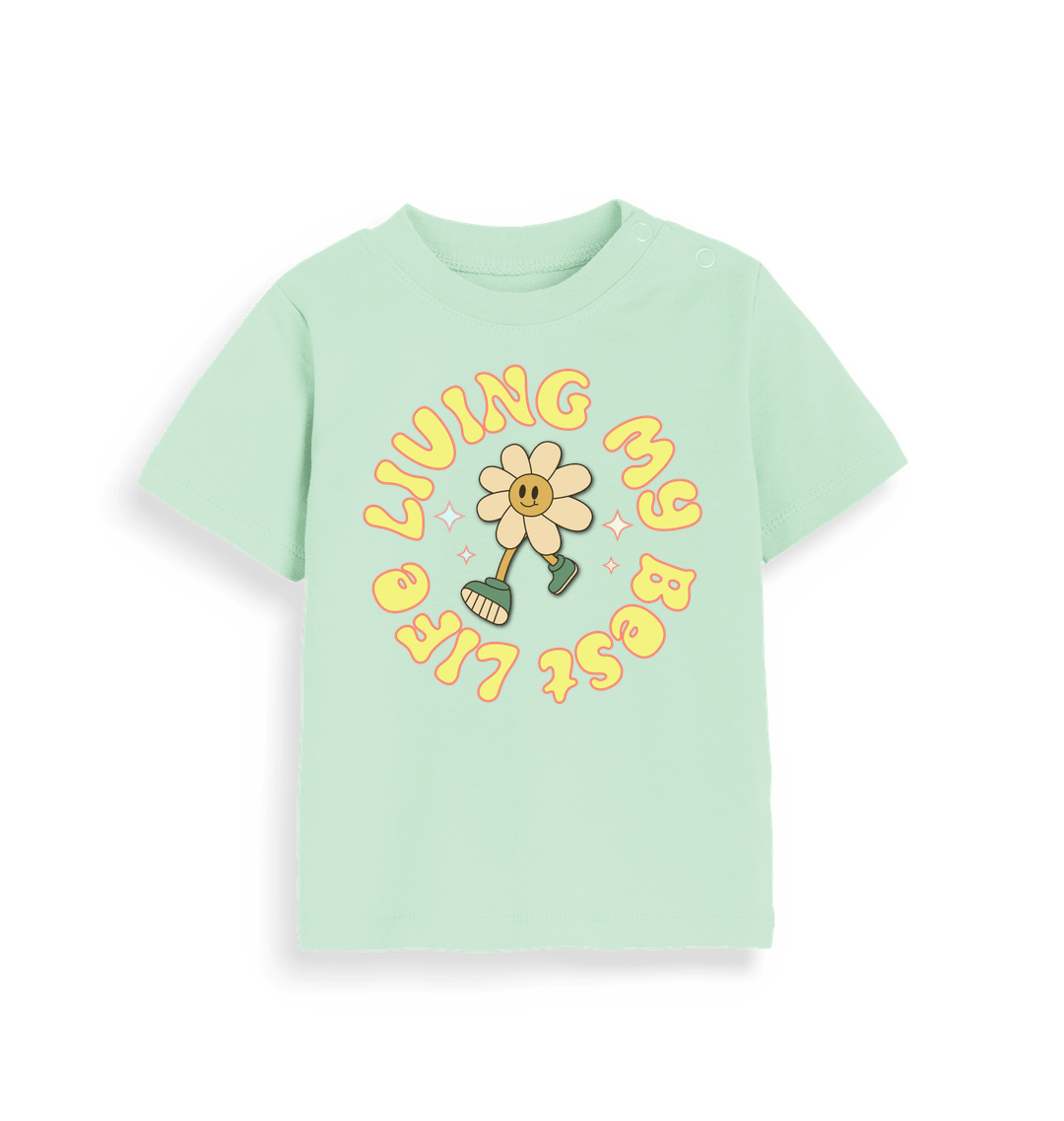 Mint Printed Kids T-Shirt