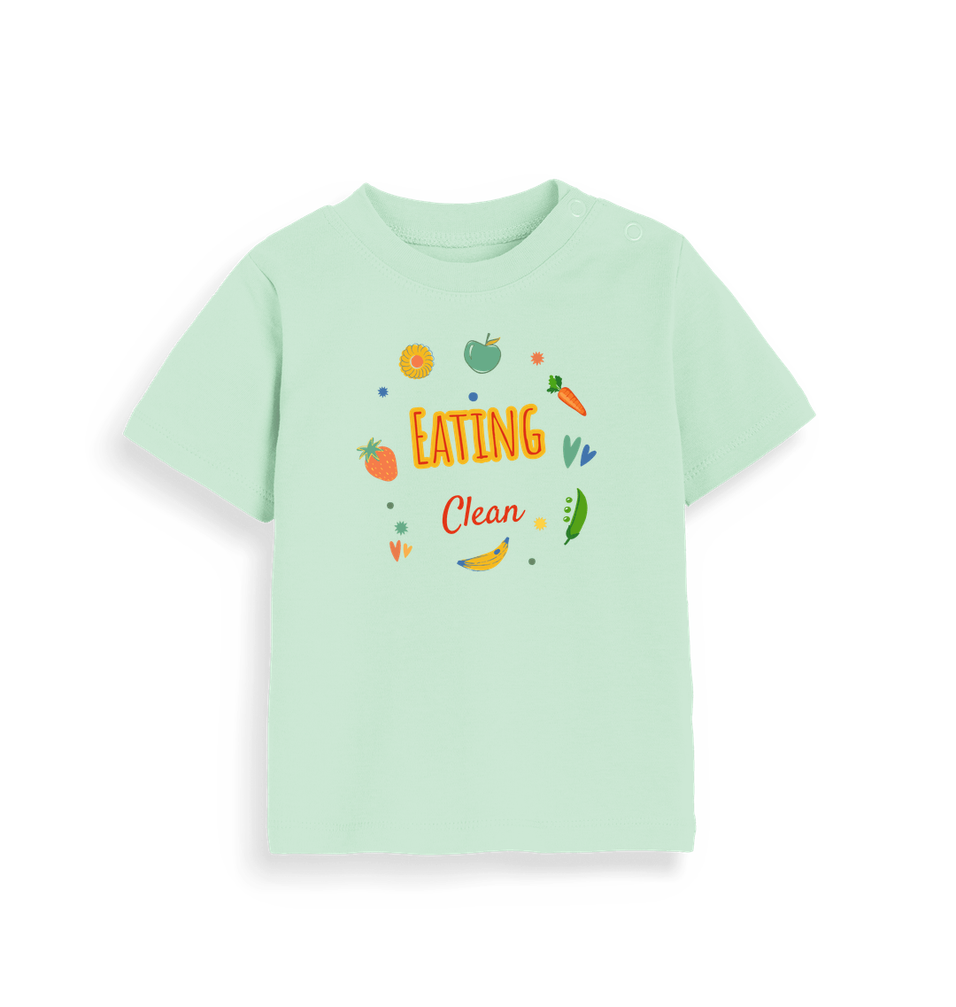 Mint Printed Kids T-Shirt