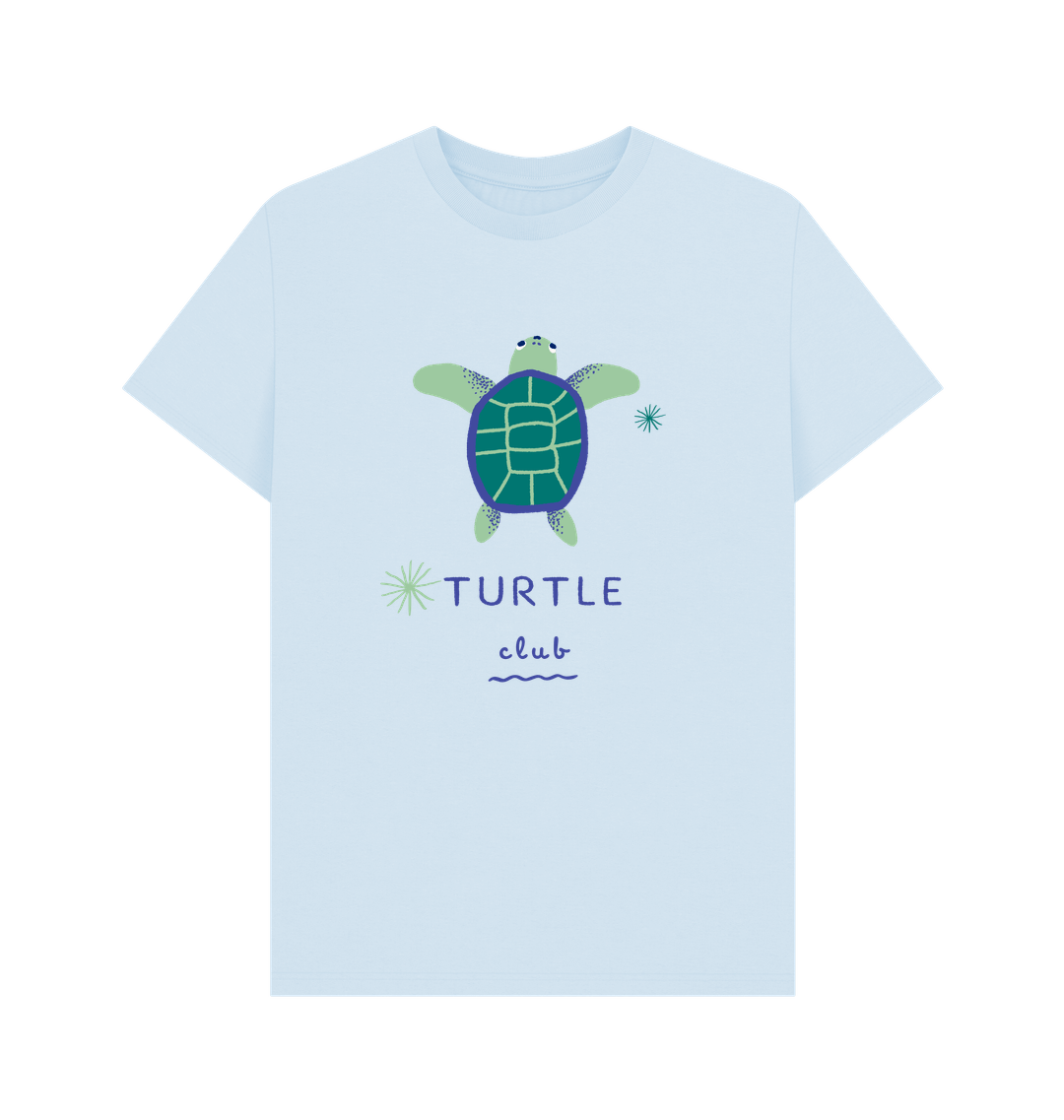 Sky Blue Printed T-shirt