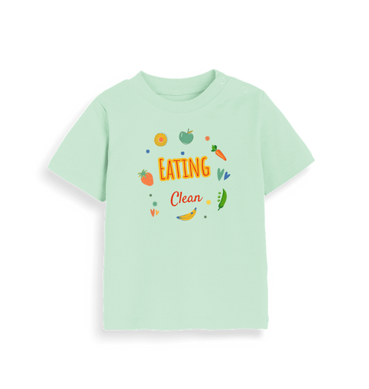 Mint Printed Kids T-Shirt