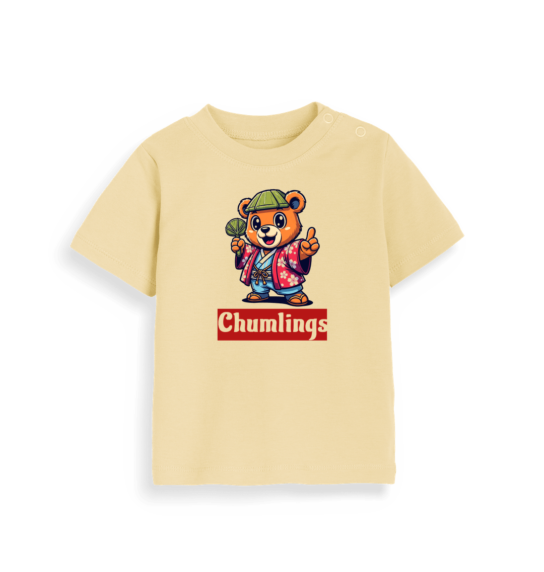 Soft Yellow Printed Kids T-Shirt