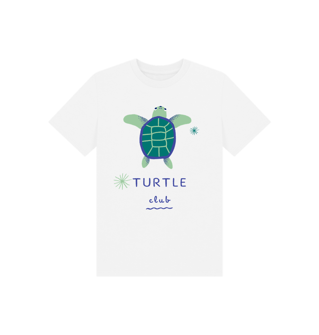 White Printed Kids T-Shirt