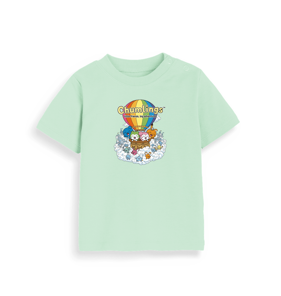 Mint Printed Kids T-Shirt