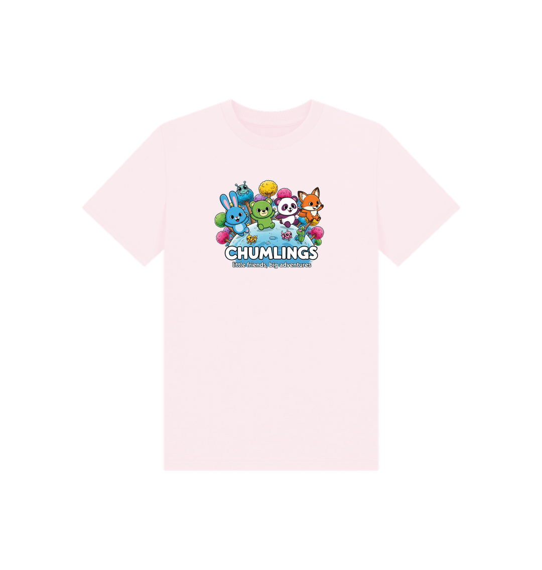 Pink Printed Kids T-Shirt