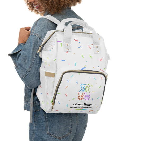 Diaper Backpack - Chummings Colorful Multifunctional Baby Bag for Stylish Parents