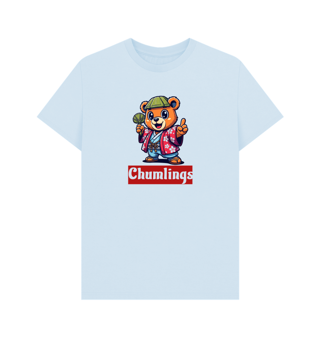 Sky Blue Printed T-shirt
